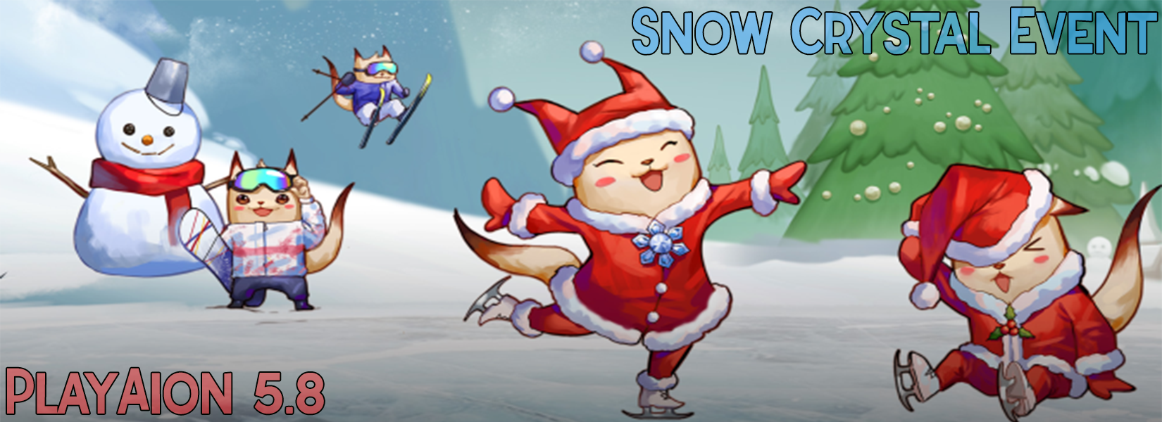Snow Crystal Event Play Aion